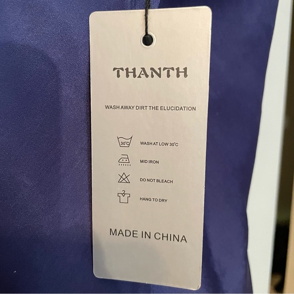 Drape Cowl-Neck Spaghetti-Strap Navy-Blue Midi Sexy backless Dress, NWT, M - Picture 10 of 10